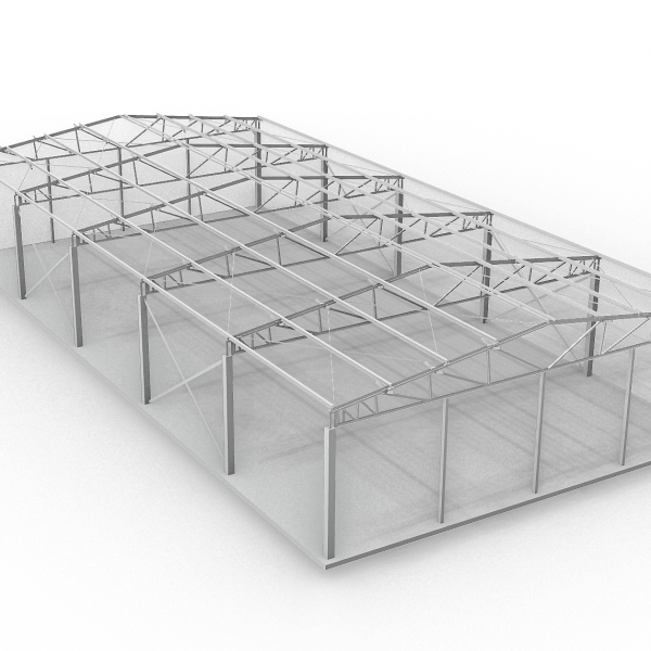 Hale depozitare pe structură metalică