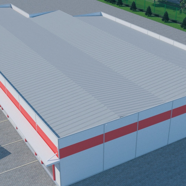 Hale industriale din prefabricate de beton